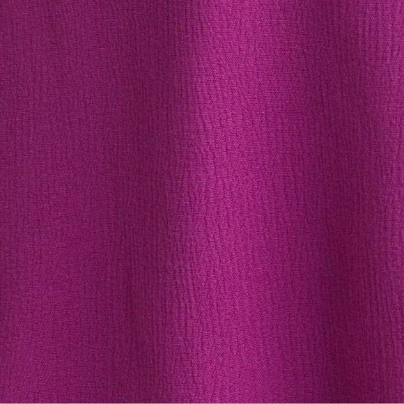 Lulus NWT Matinee Flirty Twisted Halter Keyhole Faux Wrap Magenta Skater Dress S - Picture 6 of 6